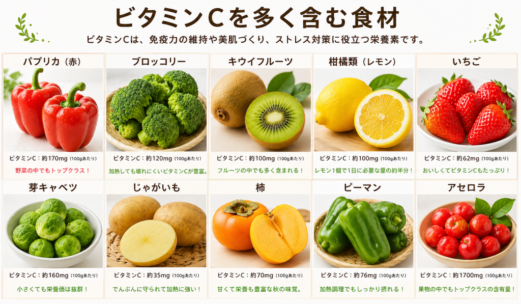 東京の植毛コラム「ビタミンCと薄毛の関係」