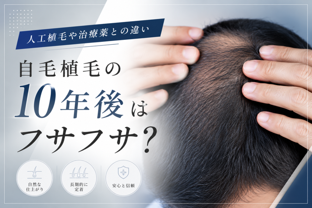 自毛植毛の10年後も生え続ける秘訣