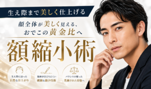 東京の額縮小術でおでこの黄金比へ