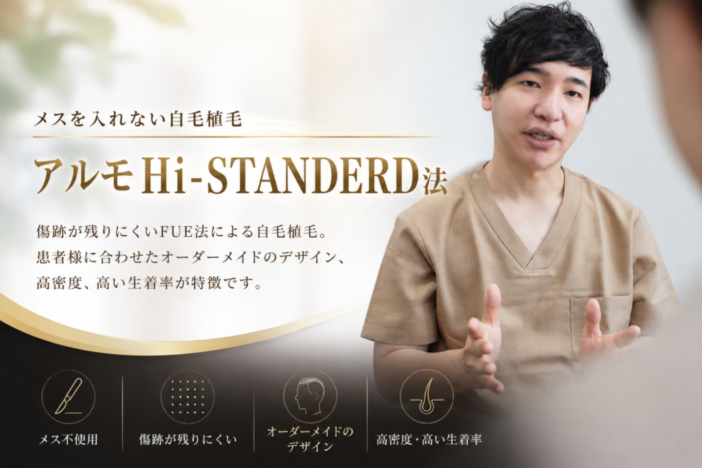 東京の高密度、高生着率、オーダーメイドデザインが特徴「アルモHi-STANDARD法」
